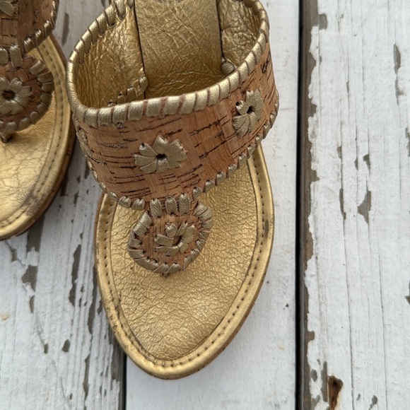 Jack Rogers Marbella Cork Mid Wedge Sandals - Picture 3 of 6